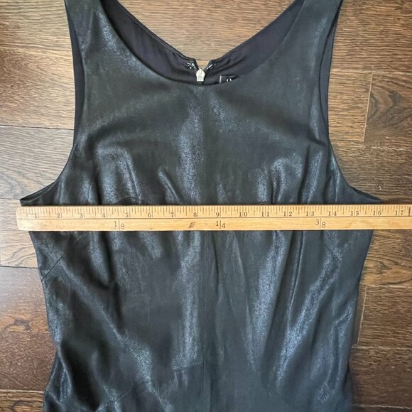 Stunning Theyskens' Theory Soft Black Leather Dress w/ pockets-Size 6 - Picture 9 of 14